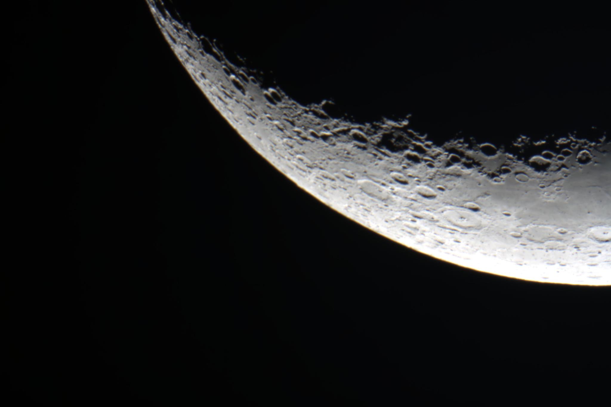 Der Mond in Nahaufnahme